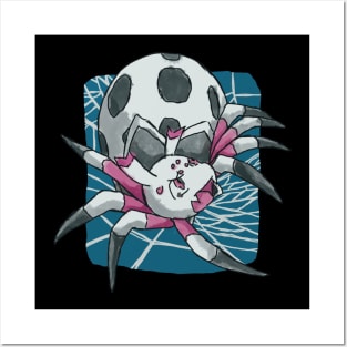 So I'm a Spider, So What? Kumoko with her Spider web in a Watercolor art Posters and Art